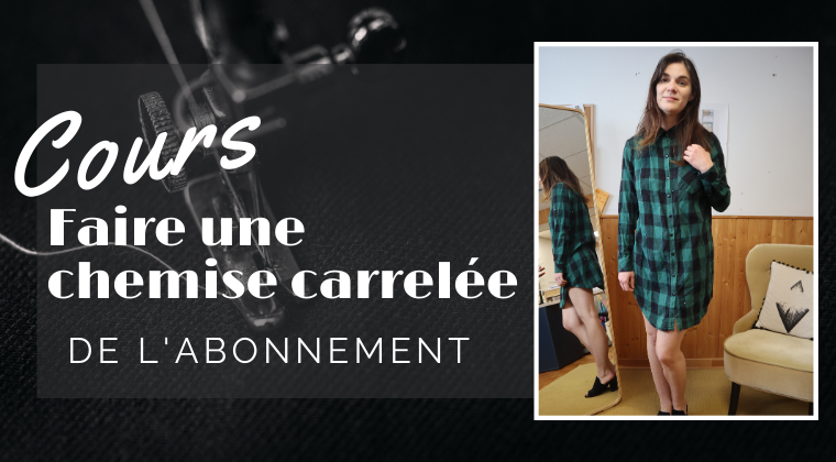Coudre une chemise carrelée