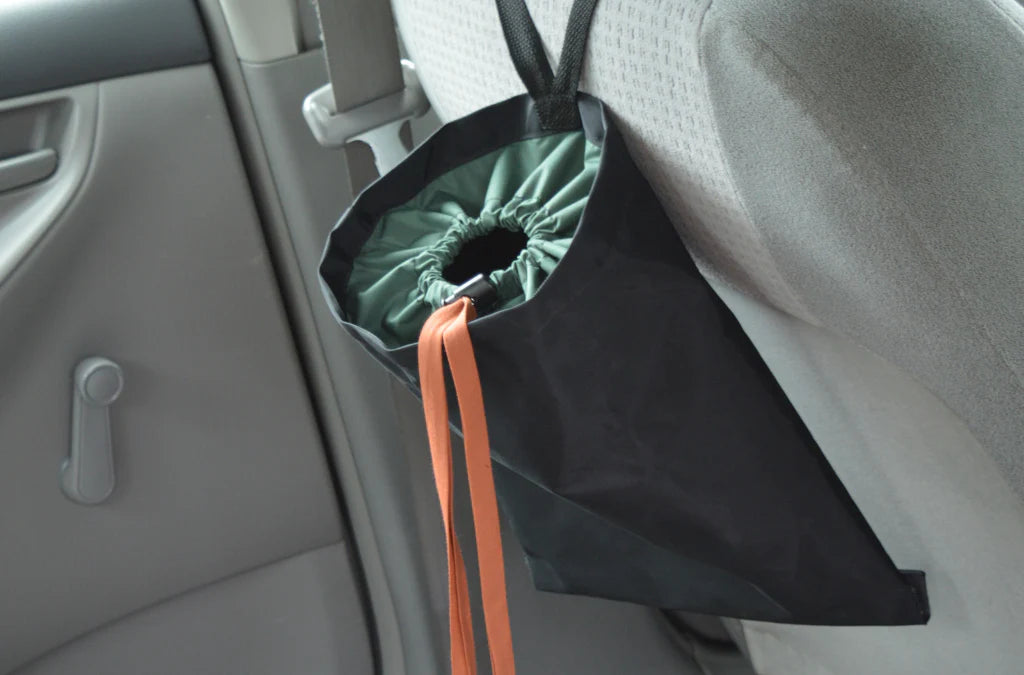 Marche à suivre poubelle de voiture