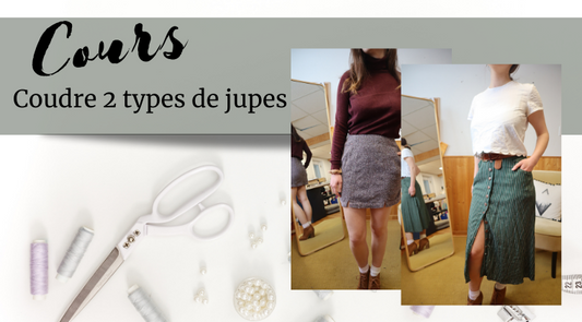 Prérequis | Coudre 2 types de jupes